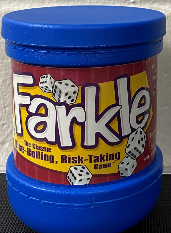 Farkle dice game container